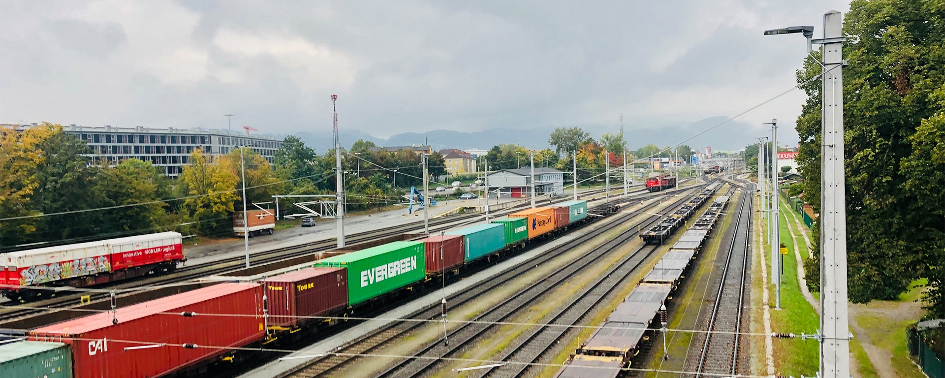 EQOS Verschiebebahnhof Linz Stadthafen
