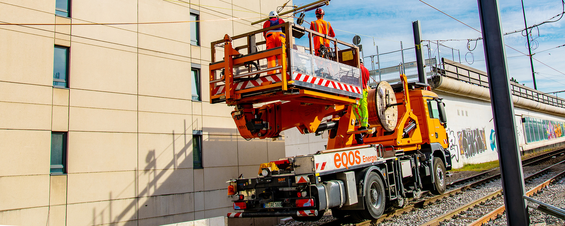 EQOS Fahrleitungsanlage Ludwigshafen